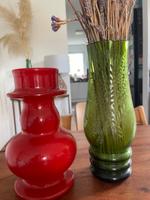 DDR Vasen Vase Rot Grün Glas 60er 70er Berlin - Tempelhof Vorschau