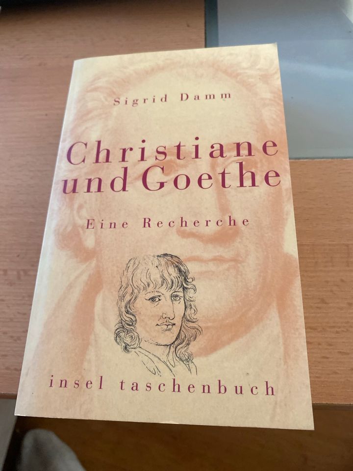 Sigrid Damm Christiane und Goethe in Ludwigshafen