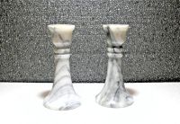 2 Kerzenständer Kerzenhalter f. je 1 Kerze Marmor H ca. 15 cm 1kg Rheinland-Pfalz - Bendorf Vorschau