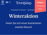 Suche bereits eingelöste Toverland Tickets Eintrittskarten Karten Bochum - Bochum-Südwest Vorschau