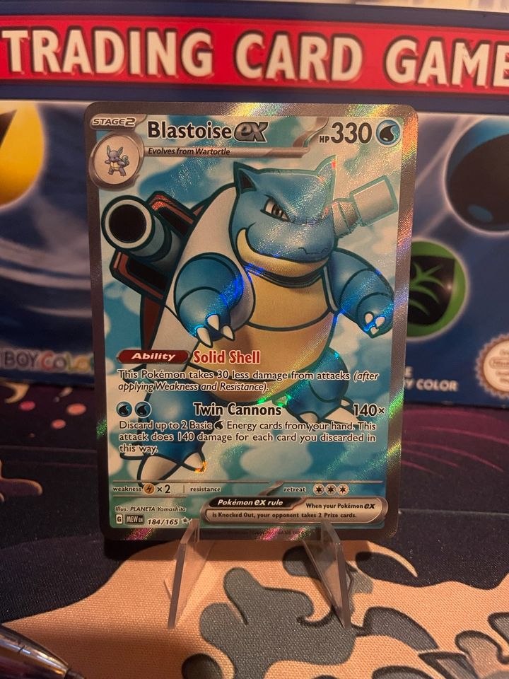 Blastoise ex - 151 184/164 - Englisch NM in Heinsberg