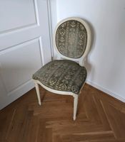 Barock Stuhl gepolstert original vintage grün beige Nordrhein-Westfalen - Ratingen Vorschau