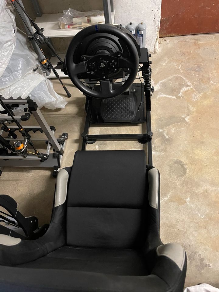 Thrustmaster T300RS+Gestell+Sitz in Asbach