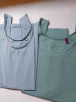 2× TomTailor Top's, hellblau und Salbei, Größe XXXL Saarland - Oberthal Vorschau