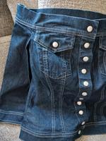 Ikonisch Off the shoulder schulterfreie Jeansjacke Jacke schmal Baden-Württemberg - Kuchen Vorschau