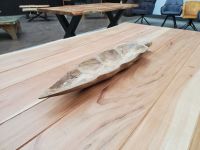 Schale Obstschale Teak Blatt 60cm Handgefertigt Tisch Deko Unikat Kreis Ostholstein - Bad Schwartau Vorschau