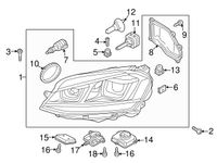 AFS Kurvenlicht Steuergerät 3D0941329A VW Audi Skoda München - Altstadt-Lehel Vorschau