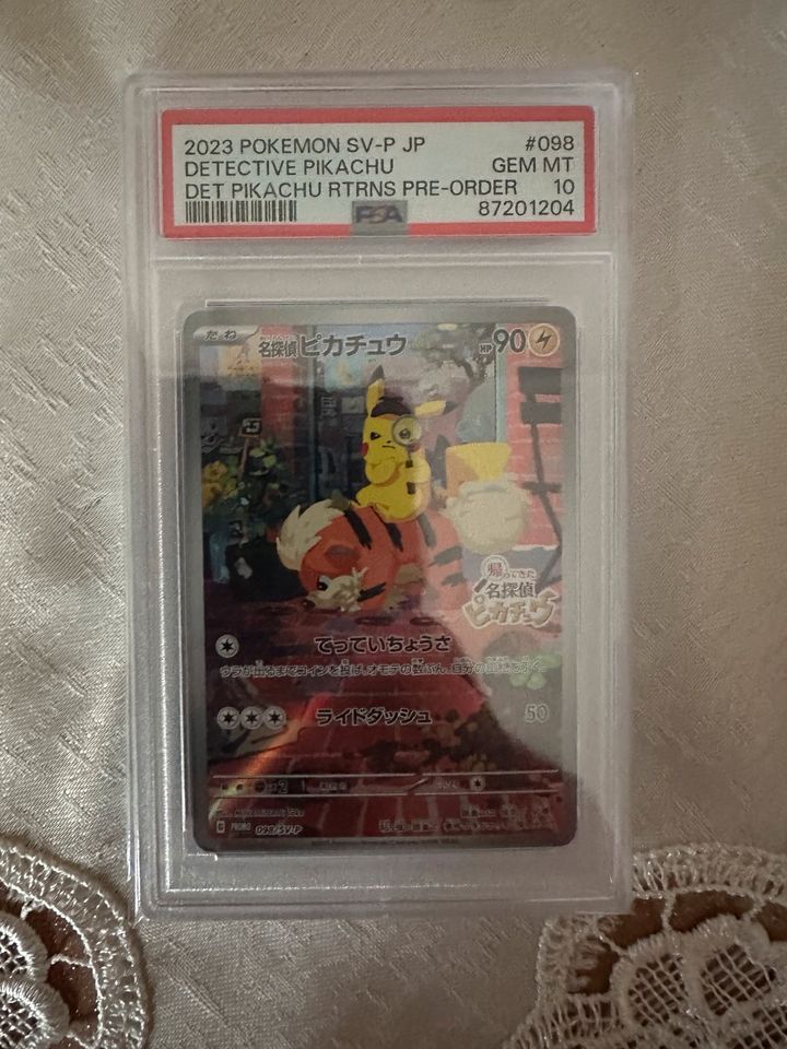 Pokémon PSA 10 Pikachu Promo in Rüsselsheim