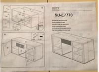 SONY SU-E7770  Audio Rack HiFi Gestell Fernsehtisch NEU & OVP Baden-Württemberg - Backnang Vorschau