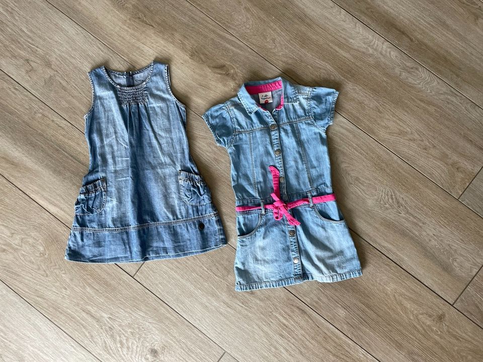 Jeanskleid Kleid Jeans kurzarm Gr. 116 / 122 Sommer in Mülheim (Ruhr)