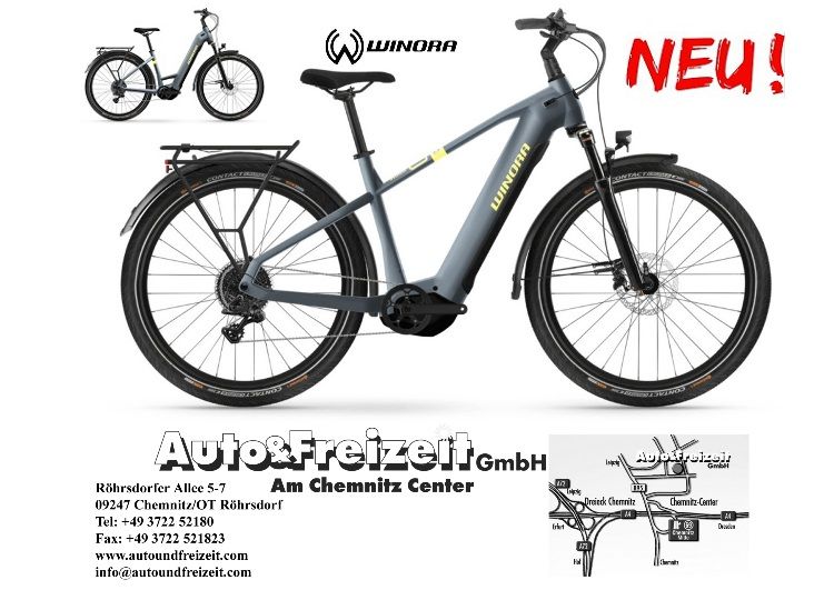 E-BIKE HAIBIKE TREKKING Herren HIGH * TESTBIKE & NEU in Röhrsdorf