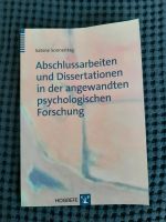 Sonnentag: Dissertation Psychologie, psychologische Forschung Niedersachsen - Wiefelstede Vorschau