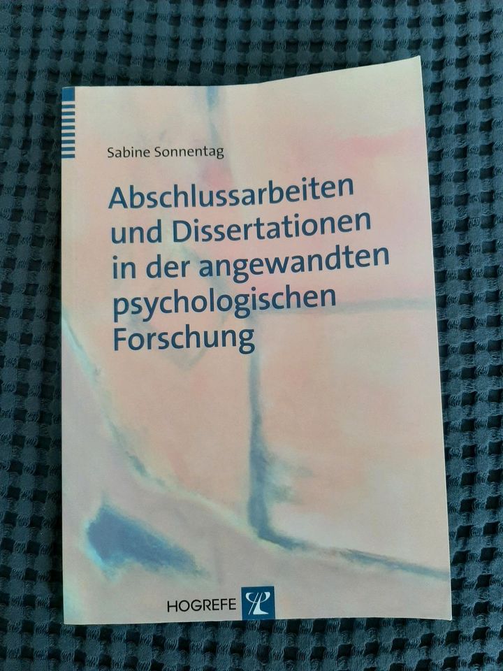 Sonnentag: Dissertation Psychologie, psychologische Forschung in Wiefelstede