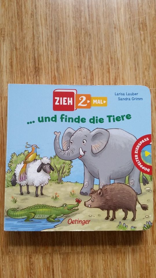 Buch: Zieh zweimal und finde die Tiere, Lauber/Grimm in Wyk