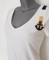 More & More Damen T-Shirt V-Ausschnitt Kurzarm Weiß Gr: 36 Hessen - Wetzlar Vorschau