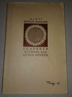 Herder J.G. Auswahl aus seinen Werken,Hirts Deutsche Sammlung Baden-Württemberg - Freudenstadt Vorschau