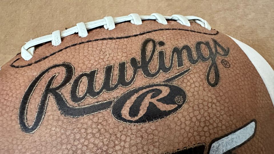 RAWLINGS Ball Leder Leather ST5 NCAA American Football OUTDOOR in Neustadt a. d. Waldnaab