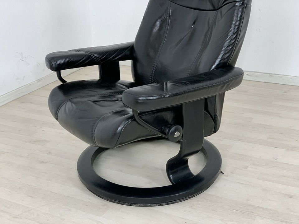 EKORNES Stressles Sessel + Hocker Armlehnsessel Stressles Schwarz in Berlin