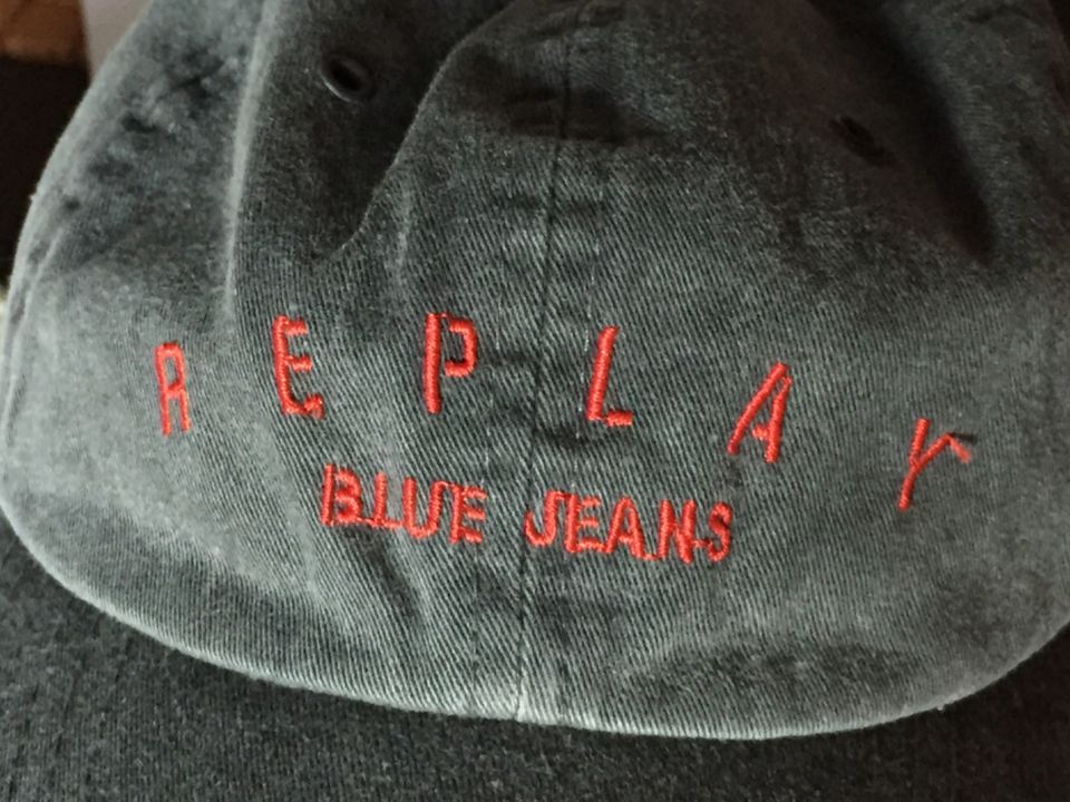 REPLAY BLUE JEANS Mütze Kappe Golf Tennis Baseball Sport in München