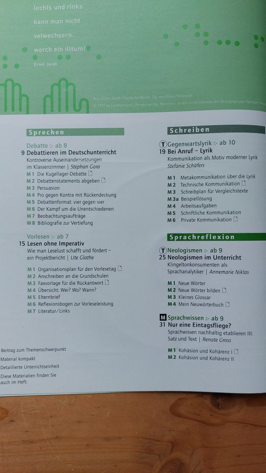 Deutsch Magazin 6-2008 mit CD – Unterricht Arbeitsblätter in Würzburg