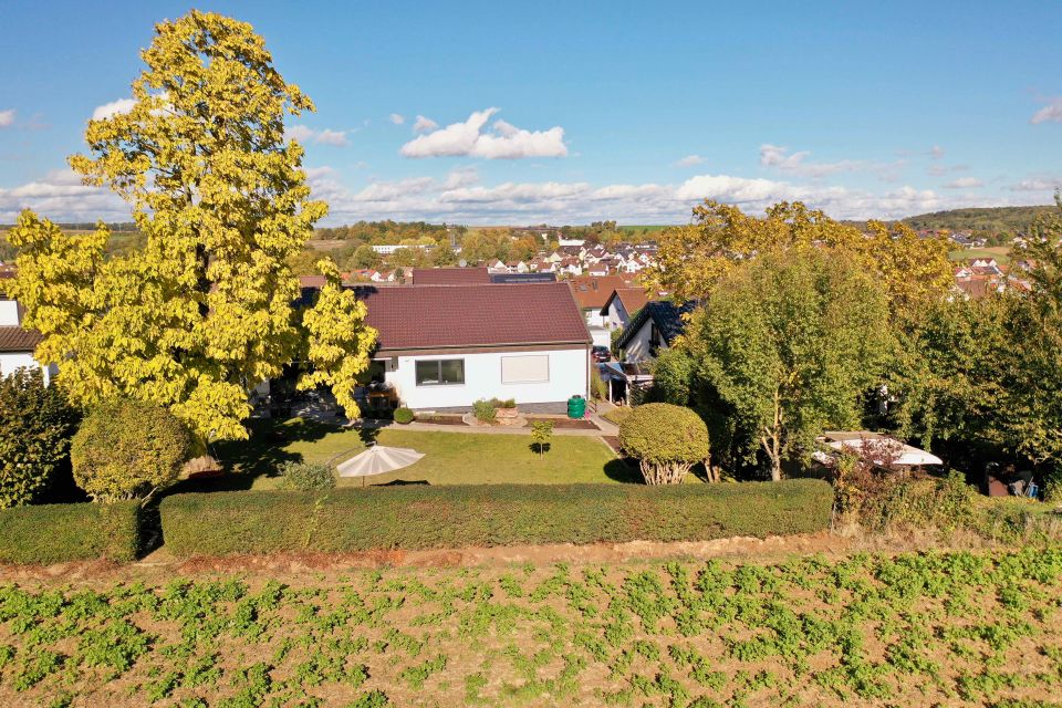 FELDRAND - Modernisiertes Einfamilienhaus im Bungalowstil & großem Grundstück in Heilbronn-Biberach in Heilbronn