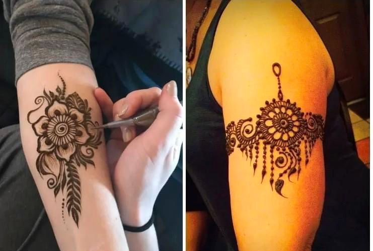 Arm Henna-Tattoo in Köln