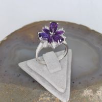 WERT 1350 € DIAMANT AMETHYST RING 585er/14 K WEIßGOLD vxlt 82854 Essen - Altenessen Vorschau