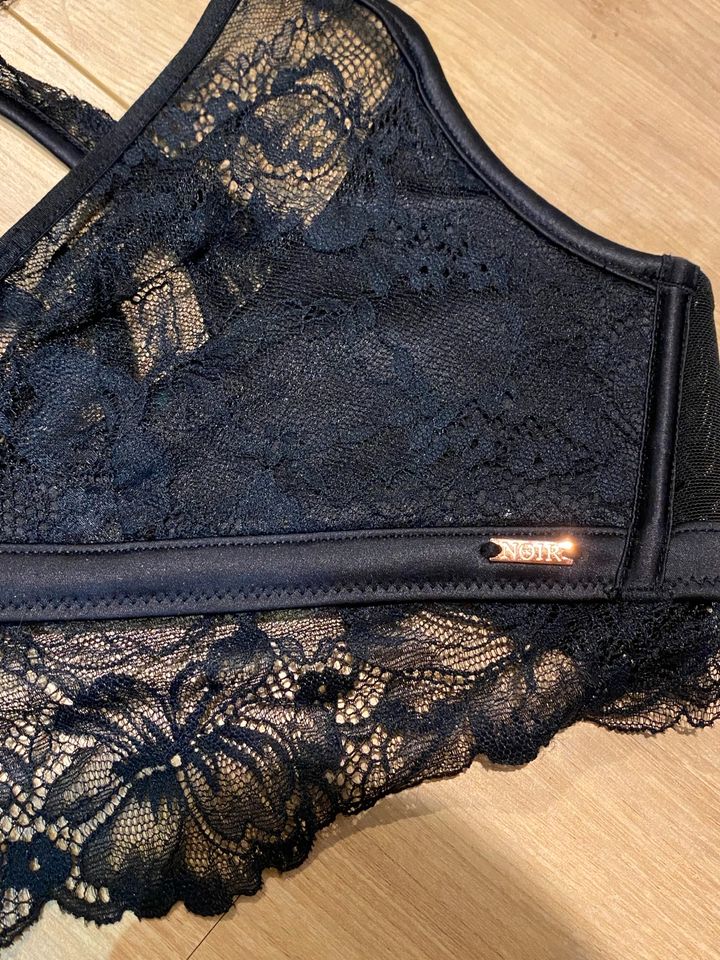 Hunkemöller Noir Bralette Patrice !Neu mit Etikett! Gr. M schwarz in Essen