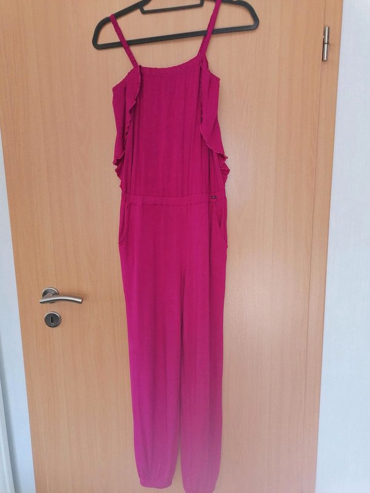 Guess overall Gr. S magenta pink Jumpsuit stretch in Bellingen