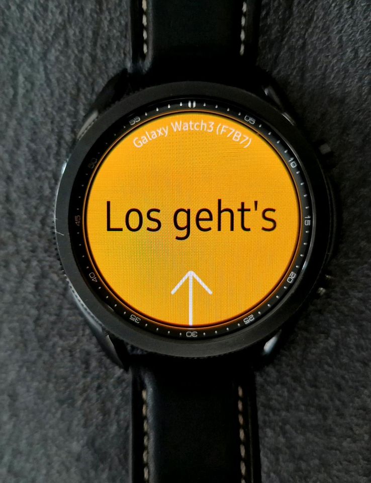 Galaxy Watch 3 III Uhr Armbanduhr Lederband Silikonband in Lorsch