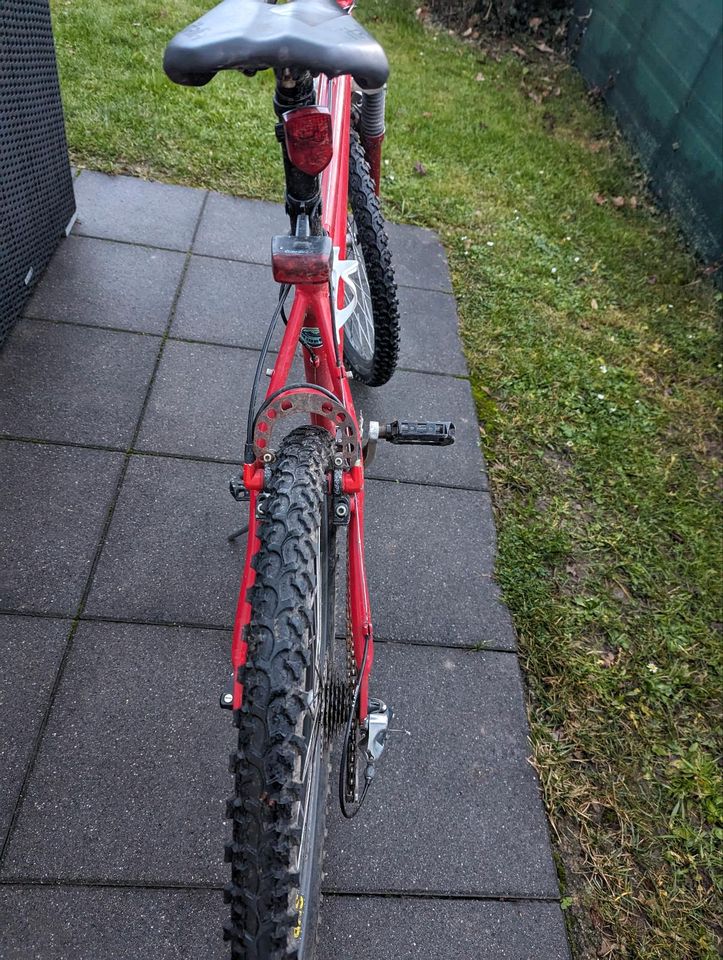 Mountainbike rot in Aachen