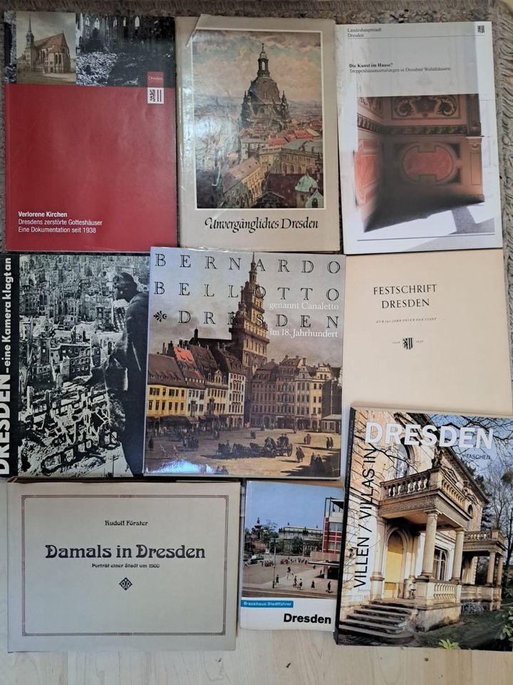Bildbände und Literatur über Dresden in Dresden