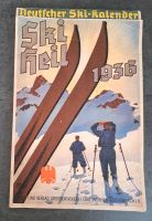 Deutscher Ski Kalender 1936 Ski Heil Werner Reichenbach Skifahrer Bayern - Lindau Vorschau