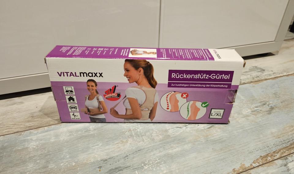 VITALmaxx Rückenstützgürtel Korrekturgürtel Gr. L/XL NEU in Birstein