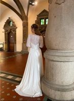 Brautkleid Standesamt Kleid weiß mit Spitze und Perlen Nordrhein-Westfalen - Lage Vorschau