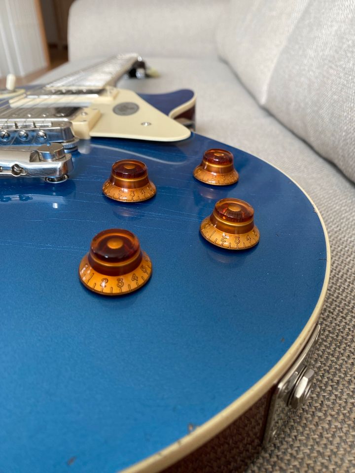 Maybach Lester Pelham Blue 59 Aged, Amber PU, Les Paul, PAF in Reutlingen