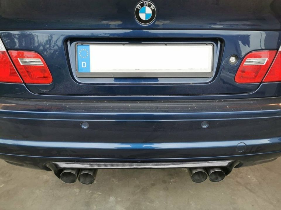 Auspuff Endrohre Blende passend für BMW E46 M3 76mm Durchmesser in Rot am See