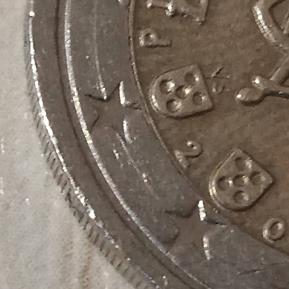 2 Euro Münze Portugal 2002 mit Fehlprägung in Haseldorf