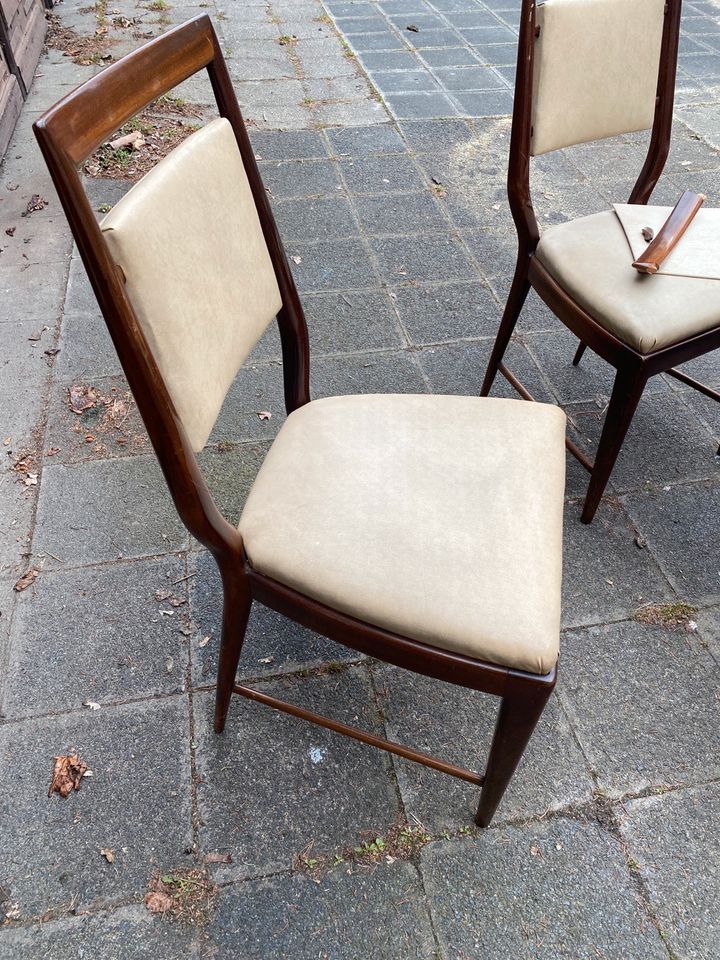 8x Vittorio Dassi Stühle 50er Mid Century Vintage Ponti Parisi in Nürnberg (Mittelfr)