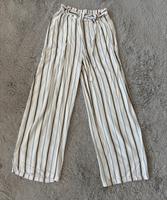 Weite weiße gestreifte Hose von Primark Größe: EU 36 Hannover - Misburg-Anderten Vorschau