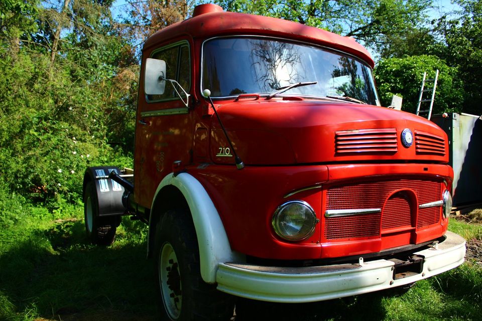 Mercedes LAF 710 Allrad 4x4 Kurzhauber & Zeppelin FM 2 Shelter in Wiesloch