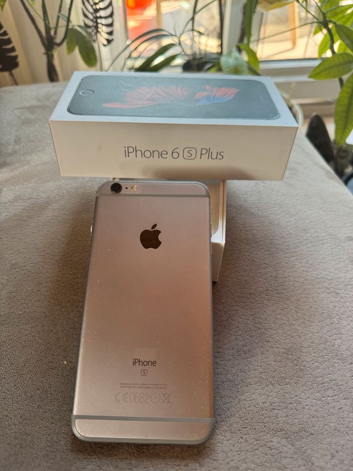 iPhone 6 S plus Space Gray, 128 Gb, neuer Akku. Top Zustand in Ladenburg