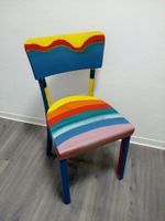 bunter Deko- Stuhl "Regenbogen" aus Holz Garten Terrasse Brandenburg - Storkow (Mark) Vorschau