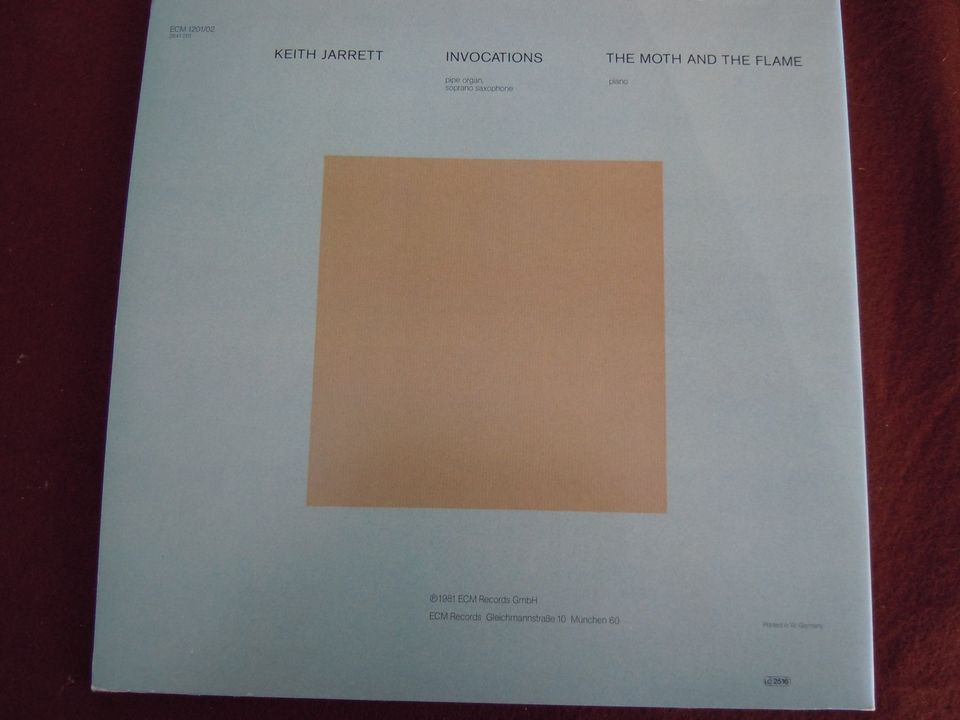 Keith Jarrett Invoations The Moth And The Flame - Doppel LP 1981 in Eitorf