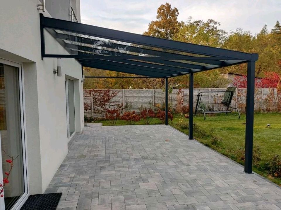 Terrassenüberdachung aus Alu| mit Glas | aus Polen 300x306. in Berlin