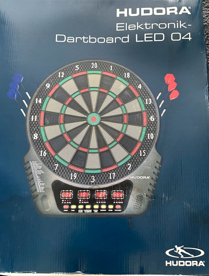 Hudora Elektronik-Dartboard LED 04 in Bottrop