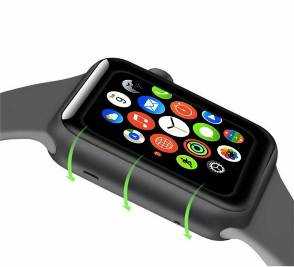 Apple Watch Serie 38 40 42 44 mm Panzerfolie 3D Schutzglas in Meinerzhagen