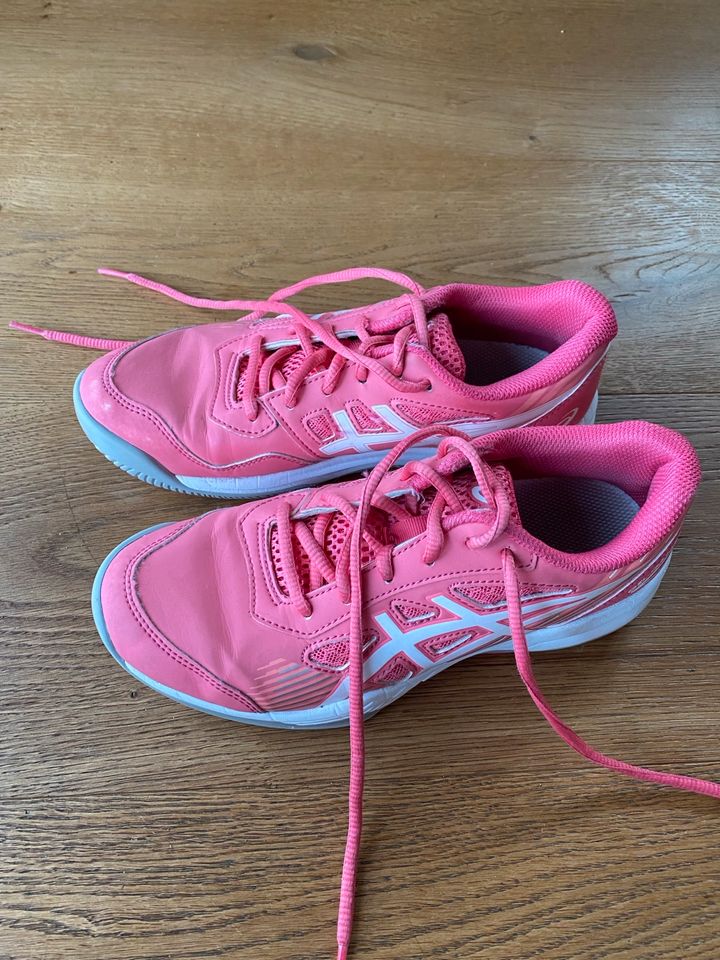 Asics Hallenschuhe Sportschuhe Kinderschuhe Größe 36 in Mühltal 