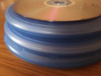 10 runde CD DVD Hüllen | unzerbrechlich | blau halbtransparent Sachsen-Anhalt - Magdeburg Vorschau