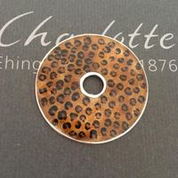 Charlotte Ehinger Schwarz Scheibe 925 Silber Emaille Leopard 40mm Nordrhein-Westfalen - Lohmar Vorschau